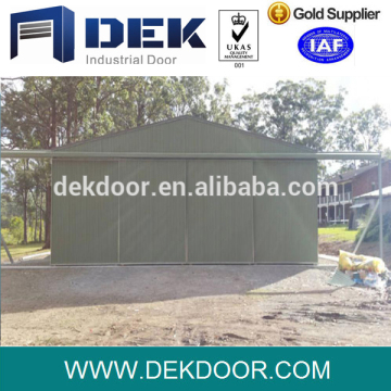 Newest Midway cost design bi-parting sliding hangar door