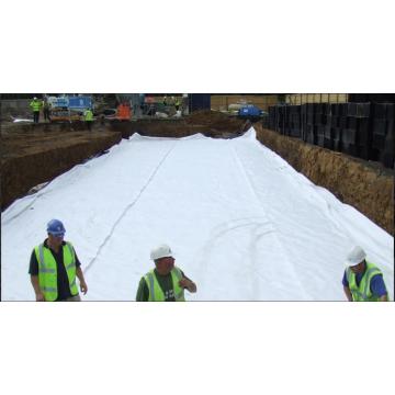 Short fiber pet non woven geotextile 400g m2