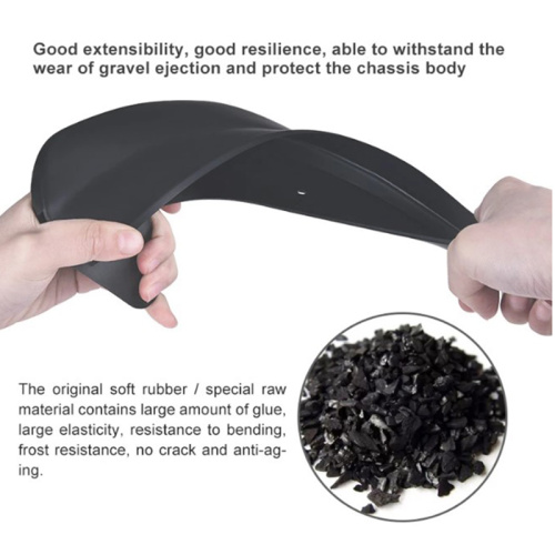 Car Bumper Soft rubber mudguard car tire splash retaining skin Manufactory