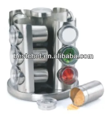 Spining spice rack, Revolving stand