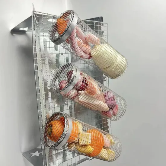 Portable Stainless Steel BBQ Grill Net Basket - In Stock