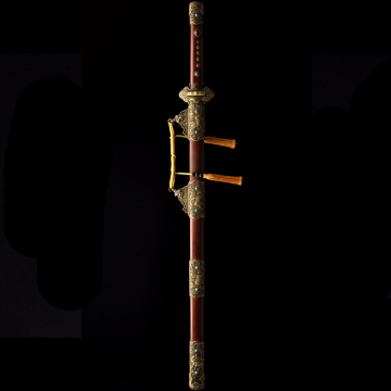Luxury Hollow Kirin Tang Sword Refined Steel Material Blood Sandalwood Sword Handle