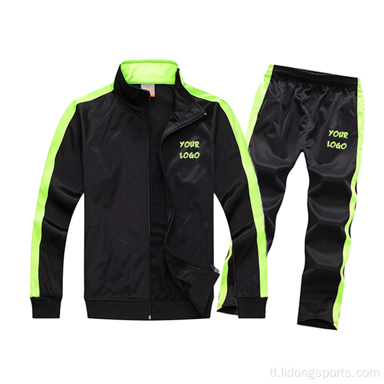 Pasadyang pagsasanay jogging wear set mens sports trackuit