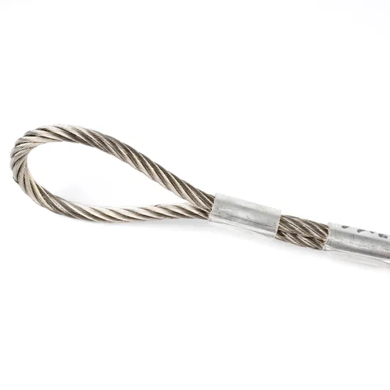 Anchor ring for lifting wire rope cable ring