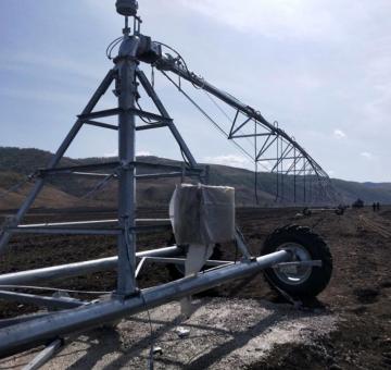 Riego de pivote remolcable de galvanización en caliente para la venta