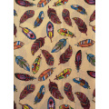 Feather Polyester Bubble Crepe Printing Fabric