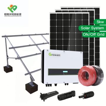 10kW Home Solar Power System with Portable Power Station and Solar Panel Roof Tracking Mount
