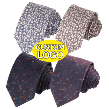Werksdirekte reine handgefertigte Blumenmuster Polyester Krawatten für Großhandel OEM -Service
