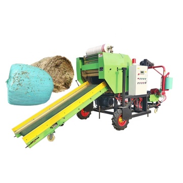 2023 New 70Cm Bale Wrapper Straw Grass Fodder Hay Silage Packing Machine