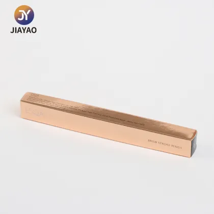 Sleek Metallic Rose Gold Box