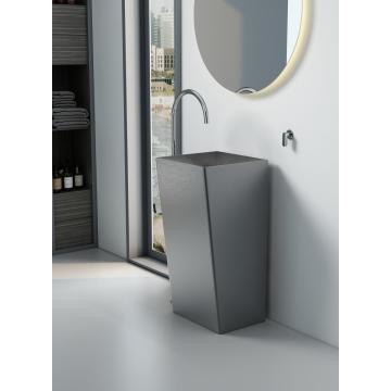 Washbasin de acero inoxidable vertical trapezoidal