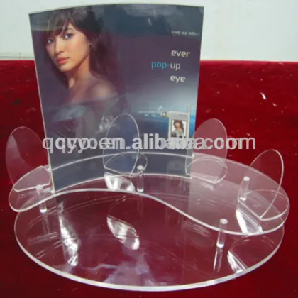 customized clear crystal high quality acrylic display for nike shoes