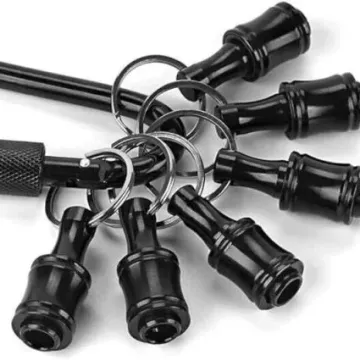 TOOLJOY 1/4 Inch Hex Shank Keychain Extension Socket Adapter for Drill Bit Fast Change - Durable Bit Holder