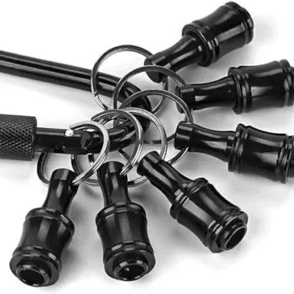 TOOLJOY 1/4 Inch Hex Shank Keychain Extension Socket Adapter for Drill Bit Fast Change - Durable Bit Holder
