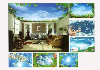 House Ceiling Decoration of 3D Acoustic Wall Aluminum Ceiling Tiles