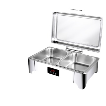 Professional Silver Chafing Dish Buffet Set for Restaurant and Hotel Food Warming Equipment