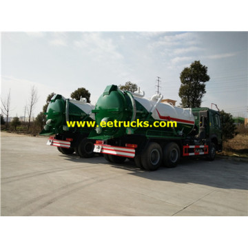 14 CBM 6x4 Dung Vacuum Trucks