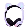 Glowing Panda Ear Bluetooth Headphone with Micro