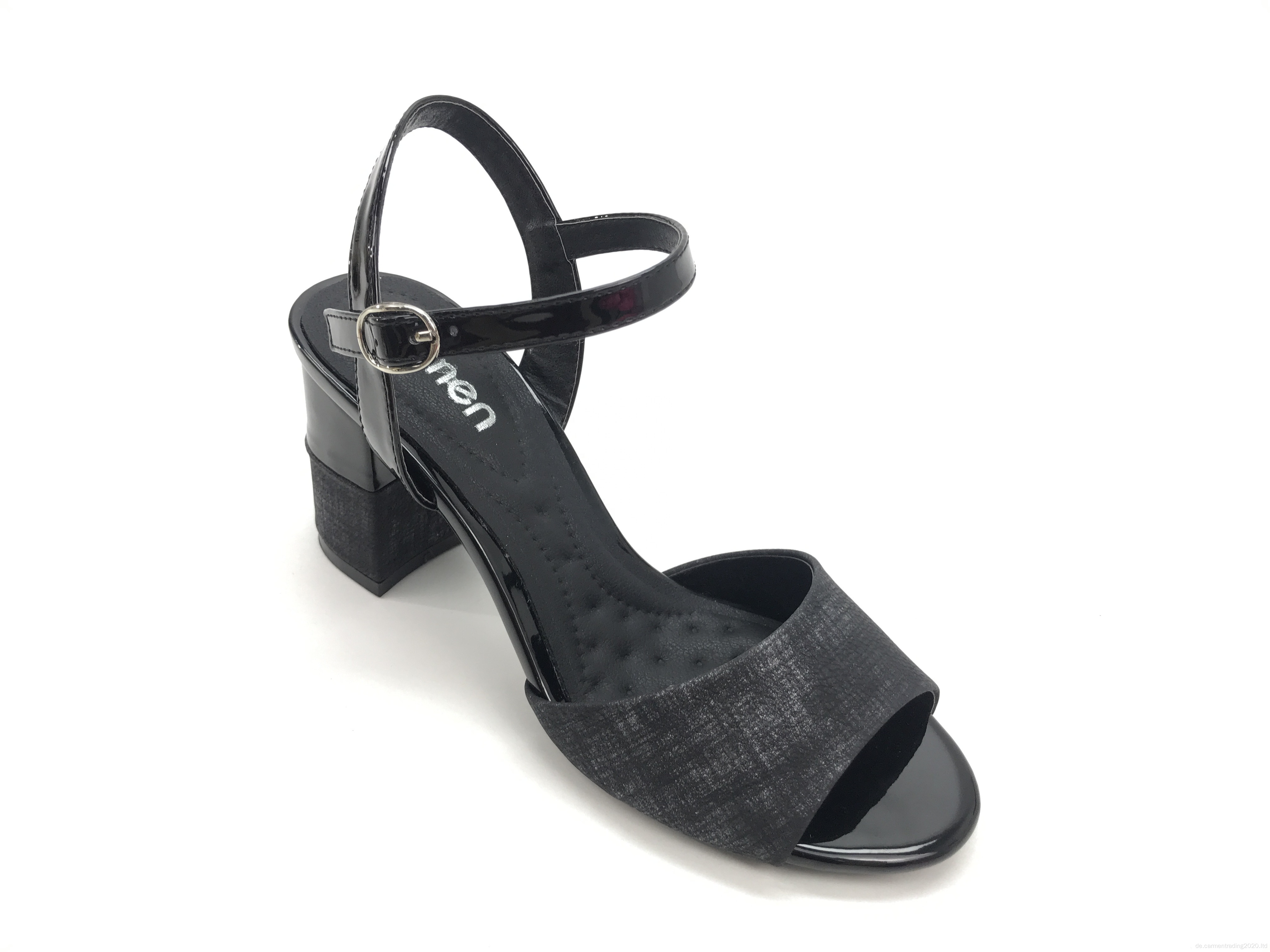 Damen Mode -Knöchelgurtblock -Hocker -Sandalen