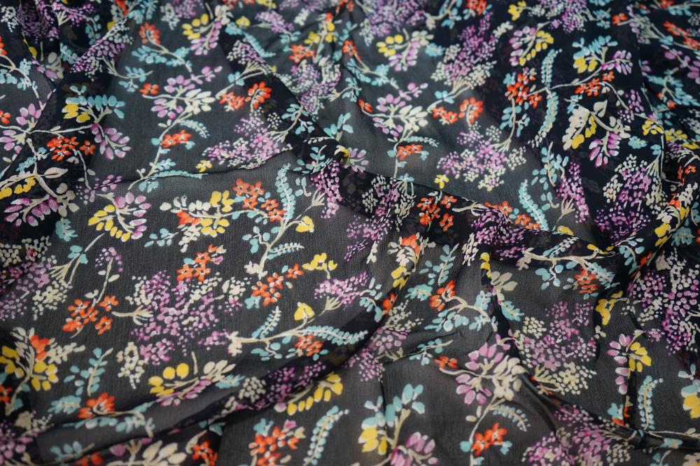 Vicose 50D Filament Crepe Fabric