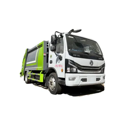 Brand New DONGFENG 9 Cubic Compactor Garbage Container Lift Trucks
