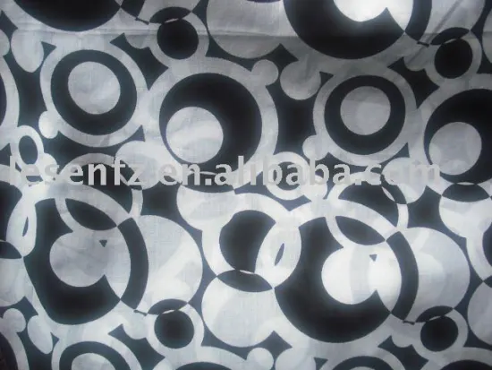 printed cotton poplin fabric