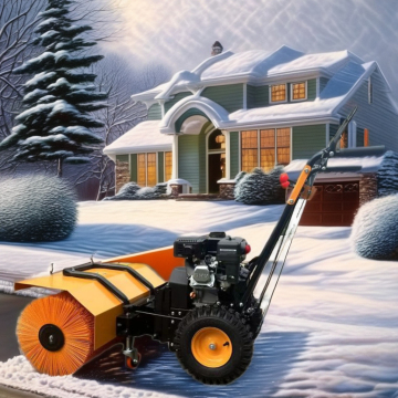 Multi-Gear Snow Sweeper for Home and Farm Use