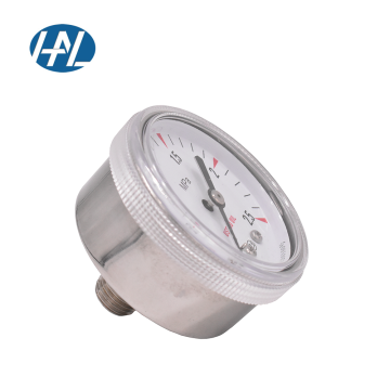 Stainless Steel Precision Pressure Gauge Radial 1/4\" Threaded