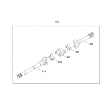 Wheel Excavator Parts Shaft Universal ZGAQ-02895 for R140W9 HW140