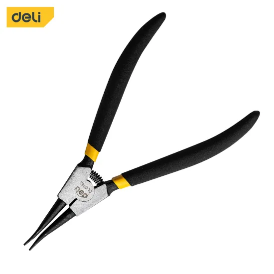 Deli EDL0342 tools external inner long-nose 7inch circlip plier