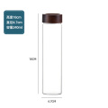 Acacia wood lid glass bottle for medicinal materials