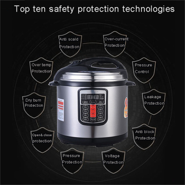 Easy clean explosion proof Multi-functional pressure cooker