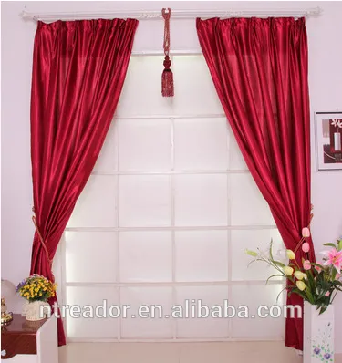satin curtain wedding decoration living room decoration
