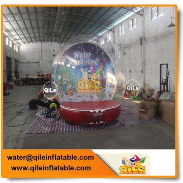 16 ft inflatable Christmas holiday snow globe