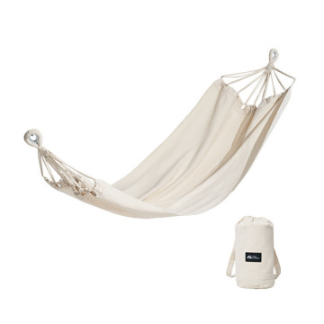 Mobi Garden Camping Hammock Canvas Portable de voyage extérieur Lit swing avec sac de rangement