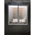 China Double glazed small aluminum basement sliding window Factory