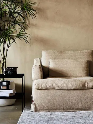 Stylish Cotton Linen Fabric Sofa