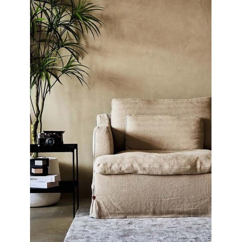 Стильный хлопковый льняный диван