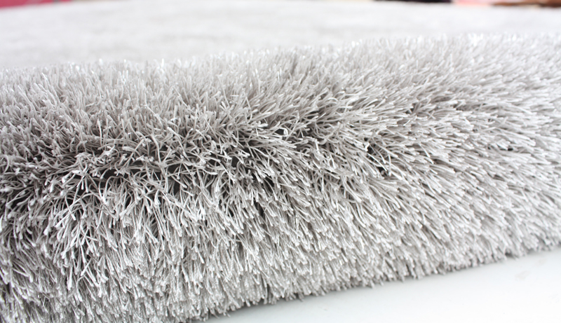 Polyester Shaggy Thick Yarn Grey Rug Polyester Shaggy Thick Yarn Grey Rug