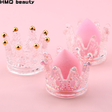 1 Pcs Makeup Sponge Holder Storage Beauty Crown Makeup Sponge Support Egg Drying Cosmetic Puff Display Stand