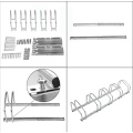 Soporte ajustable para almacenamiento en el suelo para 6 bicicletas