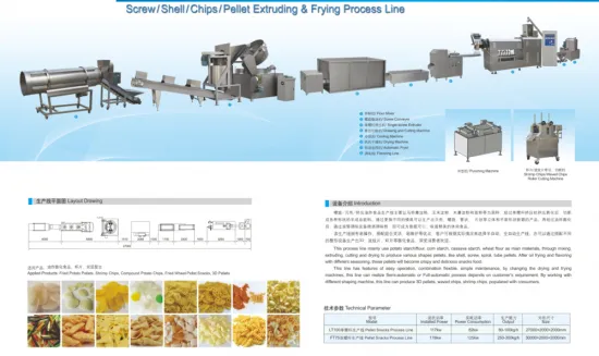 Pellet Snacks Process Line