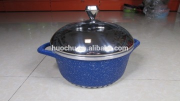 aluminium die-cast die cast cookware pan pot casserole with stainless steel semi glass lid jewel brilliant diamond knob