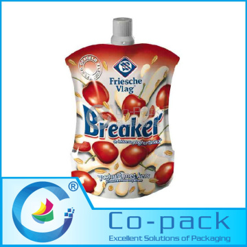 Plastic Bag Stand up Spout Pouch with Bottom Gusset
