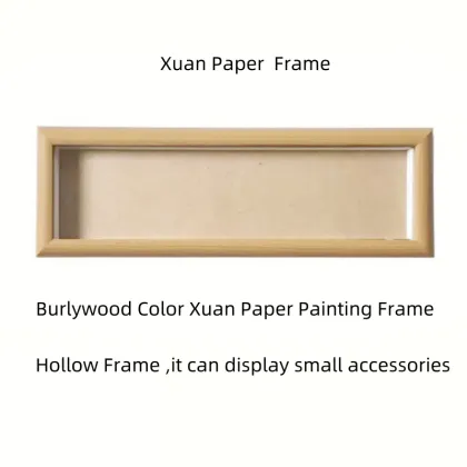 Min 5 pcs 8.5*5.8cm Xuan Paper Art Paper hard silk art paper Painting Frame Artcrafts Calligraphy Artworks Hollow Frame
