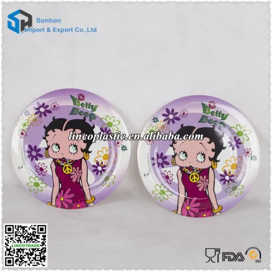 22cm PP plastic dishes for cartoon picture