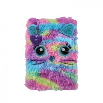 COLORFUL PLUSH NOTEBOOK -0