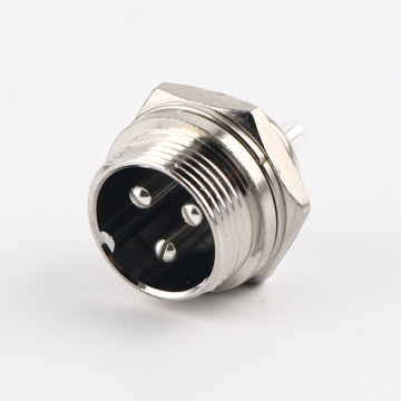Waterproof 3 Pin GX16 Aviation Cable Connector