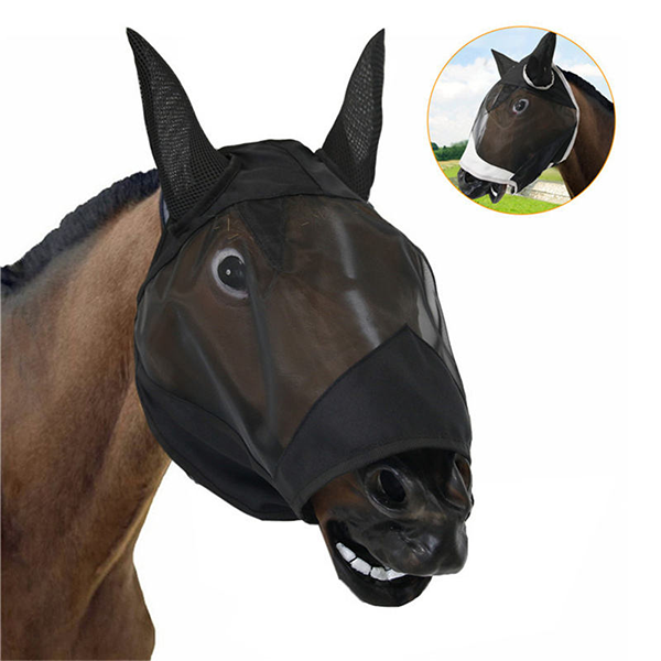 Nouveau masque de mouche de cheval de créateur respirant confortable