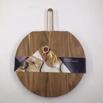 Solid wood chopping board large
